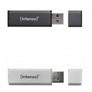 MEMORY DRIVE FLASH USB2 32GB/2PCS SILV/ ANT 3521480 INTENSO  3521480 4034303026937