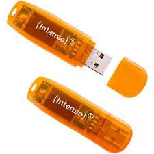 MEMORY DRIVE FLASH USB2 2X64GB/RAINBOW 3502492 INTENSO  3502492 4034303031436