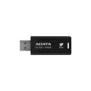 MEMORY DRIVE FLASH USB3.2 64GB/BLACK UC320-64G-RBK/BK ADATA  UC320-64G-RBK/BK 4711085949295