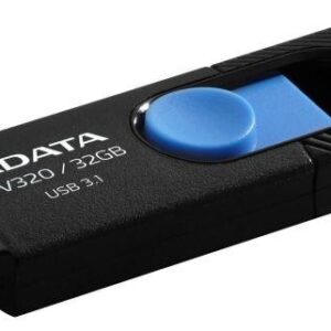 MEMORY DRIVE FLASH USB3.1 32GB/BLACK AUV320-32G-RBKBL ADATA  AUV320-32G-RBKBL 4713218462800