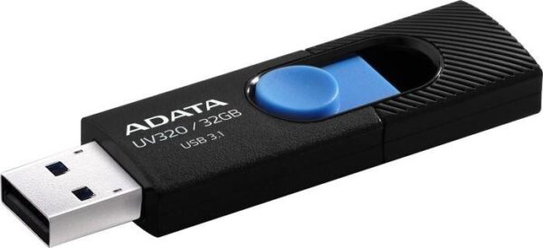 MEMORY DRIVE FLASH USB3.1 32GB/BLACK AUV320-32G-RBKBL ADATA  AUV320-32G-RBKBL 4713218462800