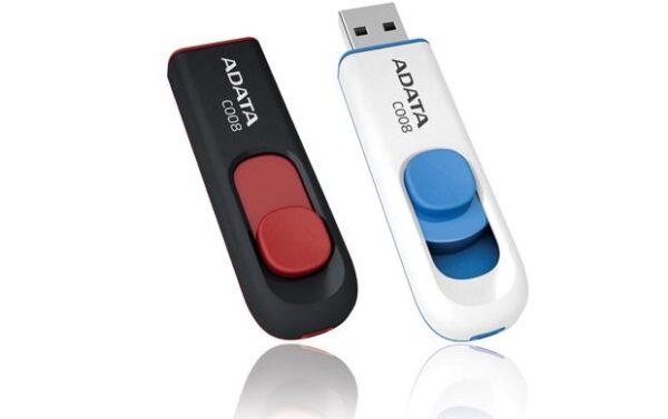 MEMORY DRIVE FLASH USB2 32GB/BLACK/RED AC008-32G-RKD A-DATA  AC008-32G-RKD 4718050609659