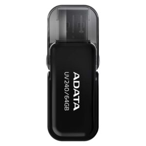 MEMORY DRIVE FLASH USB2 64GB/BLACK AUV240-64G-RBK ADATA  AUV240-64G-RBK 4713218465405
