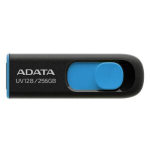 MEMORY DRIVE FLASH USB3 256GB/BLK/BLUE AUV128-256G-RBE ADATA AUV128-256G-RBE 4710273777108