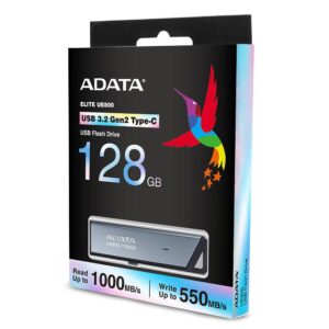 MEMORY DRIVE FLASH USB-C 128GB/SILV AELI-UE800-128G-CSG ADATA AELI-UE800-128G-CSG 4711085938008