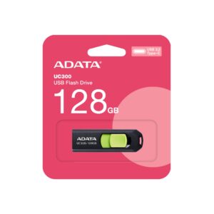 MEMORY DRIVE FLASH USB-C 128GB/ACHO-UC300-128G-RBK/GN ADATA ACHO-UC300-128G-RBK/GN 4711085939135