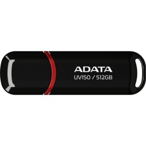 MEMORY DRIVE FLASH USB3 512GB/BLACK AUV150-512G-RBK ADATA  AUV150-512G-RBK 4711085944177