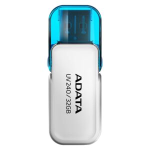 MEMORY DRIVE FLASH USB2 32GB/WHITE AUV240-32G-RWH ADATA AUV240-32G-RWH 4713218465399