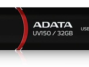 MEMORY DRIVE FLASH USB3.1 32GB/BLACK AUV150-32G-RBK ADATA AUV150-32G-RBK 4713435797075