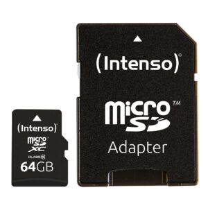MEMORY MICRO SDXC 64GB C10/W/ADAPTER 3413490 INTENSO  3413490 4034303017973