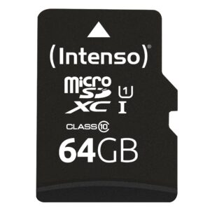 MEMORY MICRO SDXC 64GB UHS-I/W/ADAPTER 3423490 INTENSO 3423490 4034303019861