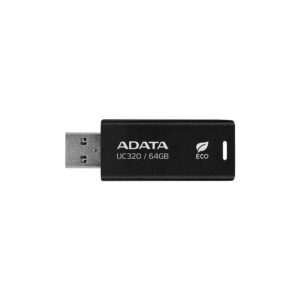 MEMORY DRIVE FLASH USB3.2 64GB/BLACK UC320-64G-RBK/BK ADATA  UC320-64G-RBK/BK 4711085949295