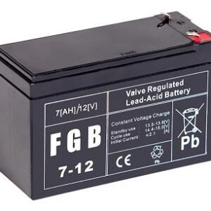 BATTERY 12V 7AH VRLA/FGB7-12 EMU  FGB7-12 5902367817749