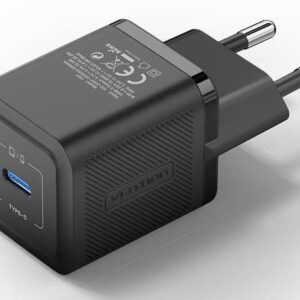 MOBILE CHARGER WALL 20W USB-C/1P BLACK FEPB0-EU VENTION  FEPB0-EU 6922794782099
