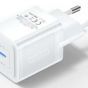 MOBILE CHARGER WALL 20W USB-C/1P WHITE FEPW0-EU VENTION  FEPW0-EU 6922794782105