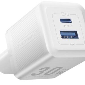 MOBILE CHARGER WALL 30W USB/2P WHITE FEQW0-EU VENTION  FEQW0-EU 6922794782211