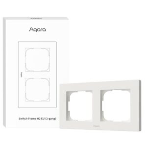 SMART SWITCH FRAME H2 (2-GANG)/WHITE FE-X01D-W AQARA  FE-X01D-W 6975833357642