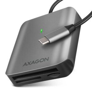 MEMORY READER USB-C 3-SLOT/SD/MICROSD/CF CRE-S3C AXAGON  CRE-S3C 8595247906632