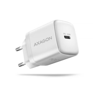 MOBILE CHARGER WALL USB-C 30W/1PORT WHITE ACU-PD30W AXAGON  ACU-PD30W 8595247908322