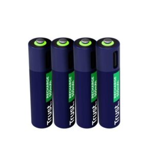 BATTERY RECH. LI-ION AAA/500MAH USB-C 4PACK 25671 TRUST 25671 8713439256710