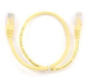 PATCH CABLE CAT5E UTP 0.5M/PP12-0.5M/Y GEMBIRD  PP12-0.5M/Y 8716309038553