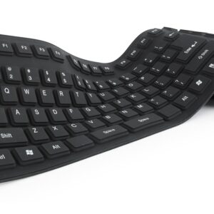 KEYBOARD FLEXIBLE USB ENG/BLACK KB-109F-B GEMBIRD KB-109F-B 8716309054850