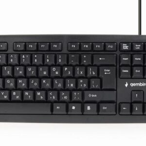 KEYBOARD STANDART USB RUS/BLACK KB-U-103-RU GEMBIRD  KB-U-103-RU 8716309083997