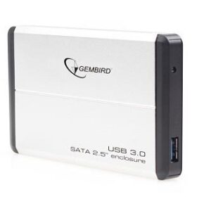 HDD CASE EXT. USB3 2.5"/SILVER EE2-U3S-2-S GEMBIRD  EE2-U3S-2-S 8716309084758