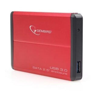 HDD CASE EXT. USB3 2.5"/RED EE2-U3S-2-R GEMBIRD  EE2-U3S-2-R 8716309084765