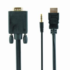 CABLE HDMI-VGA +3.5MM/1.8M A-HDMI-VGA-03-6 GEMBIRD  A-HDMI-VGA-03-6 8716309098021