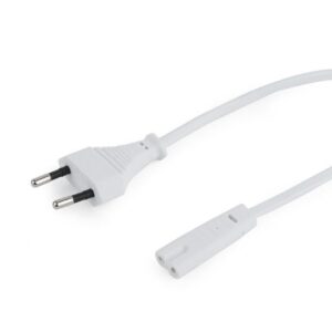 CABLE POWER EU 1.8M/WHITE PC-184/2-W GEMBIRD  PC-184/2-W 8716309099127