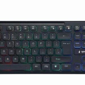 KEYBOARD MULTIMEDIA USB ENG/BLACK KB-UML-02 GEMBIRD  KB-UML-02 8716309117661