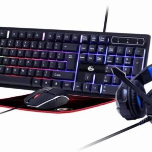 KEYBOARD USB GAMING KIT ENG/GHOST GGS-UMGL4-02 GEMBIRD  GGS-UMGL4-02 8716309118101