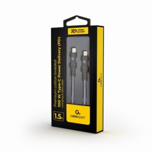 CABLE USB-C PD 1.5M/CC-USB2B-CMCM100-1.5M GEMBIRD CC-USB2B-CMCM100-1.5M 8716309121590