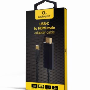 CABLE USB-C TO HDMI 2M/A-CM-HDMIM-02 GEMBIRD A-CM-HDMIM-02 8716309124133