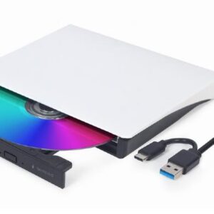 DVD RW USB3/USB-C 8X EXT RTL/DVD-USB-031-BW GEMBIRD  DVD-USB-031-BW 8716309136150