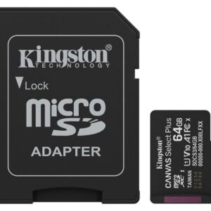 MEMORY MICRO SDXC 64GB UHS-I/W/ADAPTER SDCS3/64GB KINGSTON SDCS3/64GB 740617348408