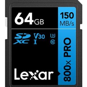 MEMORY SDXC 64GB UHS-I/LSD0800P064G-BNNNG LEXAR  LSD0800P064G-BNNNG 843367130139