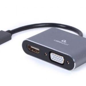 I/O ADAPTER USB3 TO HDMI/VGA/GREY A-USB3-HDMIVGA-01 GEMBIRD A-USB3-HDMIVGA-01 8716309121330