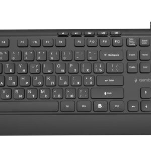 KEYBOARD MULTIMEDIA USB CYRILL/BLACK KB-MCH-05-CYRL GEMBIRD KB-MCH-05-CYRL 8716309137119