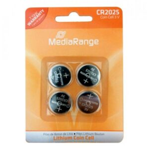 BATTERY LITHIUM CR2025 3V/4PCS MRBAT131 MEDIARANGE MRBAT131 4260283113347