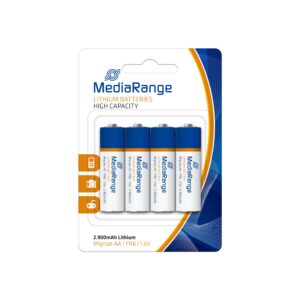 BATTERY LITHIUM MIGNON AA 1.5V/4PCS MRBAT154 MEDIARANGE MRBAT154 4260459610571