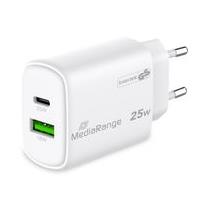POWER ADAPTER USB/USB-C 25W/FAST MRMA112-2 MEDIARANGE MRMA112-2 4260664878421