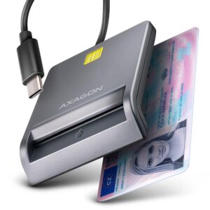 CARD READER FLAT SMARTCARD/ID/USB-C 1.3M CRE-SM3TC AXAGON CRE-SM3TC 8595247908841
