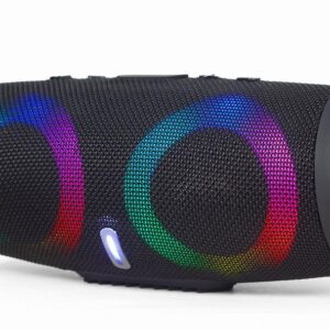 Portable Speaker GEMBIRD Black Portable/Wireless 1xAudio-In 1xUSB 2.0 1xMicroSD Card Slot Bluetooth SPK-BT-LED-02 SPK-BT-LED-02 8716309123129