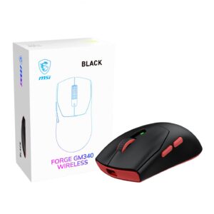 MOUSE USB OPTICAL WRL GAMING/FORGE GM340 WIRELESS BLACK MSI FORGE GM340 WIRELESS BLACK 4711377425469