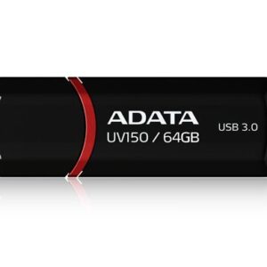 MEMORY DRIVE FLASH USB3.1 64GB/BLACK AUV150-64G-RBK ADATA AUV150-64G-RBK 4713435799291