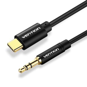 CABLE AUDIO 3.5MM TO USB-C/1.5M BLACK BGABG VENTION BGABG 6922794734678