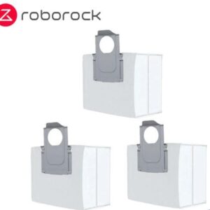 Vacuum Cleaner Accessory ROBOROCK Disposable Dust Bag 3pcs White For OC0/Q70+/Q70 Max+/OC5/Q75+/Q75 Max+/Q55+/O35/S75 MaxV Ultra/S70 Pro Ultra/S80 Pro Ultra/S85 Pro Ultra/OC0-D/S80+/Q80 Max+/OC5-D/S85+/Q85 Max+/Q55 Pro+/S70 Max Ultra/S75 Max Ultra/Q55 Max+/Q55 DuoRoller+ 8.02.0131 8.02.0131 6970995784701