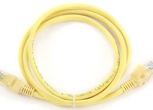 PATCH CABLE CAT5E UTP 1M/YELLOW PP12-1M/Y GEMBIRD PP12-1M/Y 8716309038362